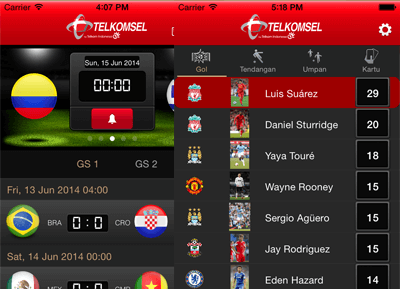 Telkomsel Bola Samba app